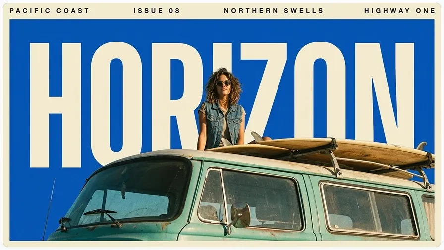 Editorial posters and graphic layouts