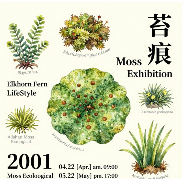 Posters with English and Chinese text that reads